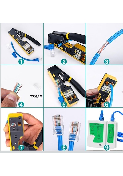 Yeni Nesil Rj45 Soket Sıkma Pensesi
