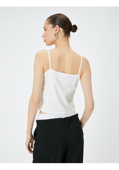 Koton Düğmeli Askılı Atlet Slim Fit Pamuklu Ekru 4sal30251ık Ekru Koton Düğmeli Askılı Atlet Slim Fit Pamuklu Ekru 4sal30251ık Ekru
