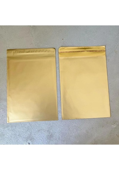 Gold Renkli Hediye Paketi Metalik Parlak Lüx