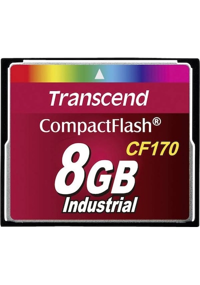 Transcend CF170 Industrial CompactFlash 8 GB  CF Hafıza Kartı