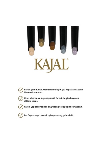 Long Lasting Suya Dayanıklı Eyeshadow Stick Göz Farı - 794 Kahverengi - Kalıcı, Kremsi Kalem Far