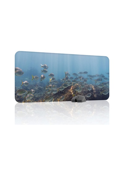 Sualtı Kaymaz Dikişli Kauçuk Oyuncu Mousepad V5 - 90x40 Xxl Gaming Mouse Pad Fare Altlığı