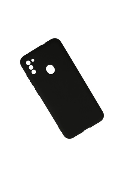 Newface - 59 - Samsung Galaxy Uyumlu A11 Kılıf Nano İçi Kadife Silikon - Csmo-tex - - Siyah