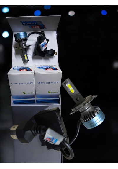 H4 Photon Ultimate Arctıc Whıte Led Ampul Seti 2.li H4 12-24 V 2 Adet Beyaz
