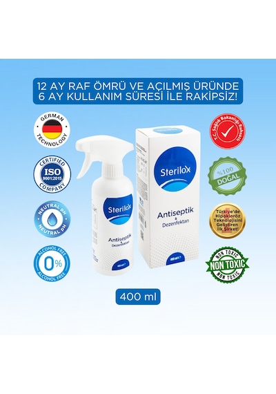 Sterilox Antiseptik & Dezenfektan 400 ML