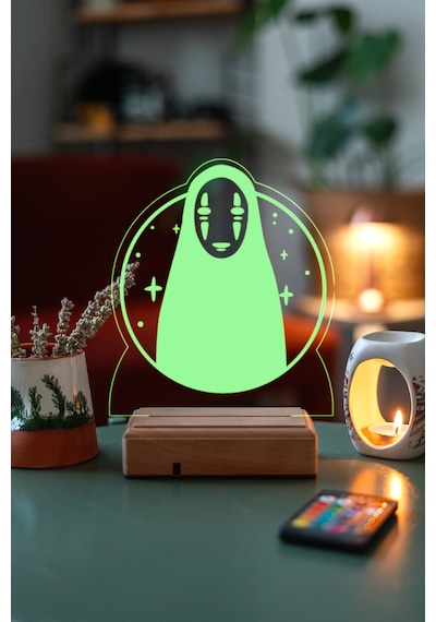 Spirited Away Foreman 16 Renk Kumandalı 3d Gece Lambası Çok Renkli