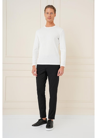 Efor P 1163 Slim Fit Siyah Klasik Pantolon Siyah