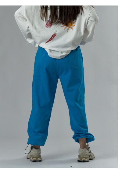 Cocopelli Paça Ayarlamalı Regular Mavi Kadın Jogger Pantolon Coc3489