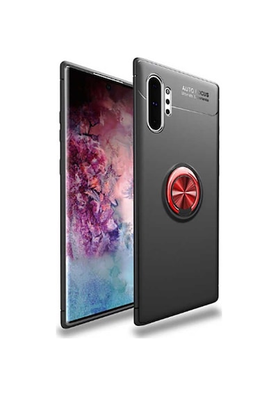 Samsung Galaxy Uyumlu Note 10 Plus Kilif Yüzüklü Tam Korumali Silikon 417329310