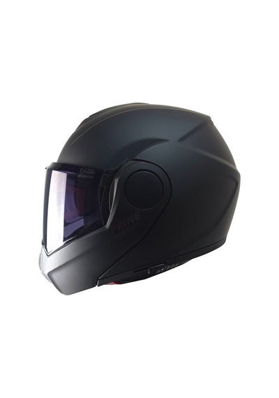 Motosiklet Kask Modüler 180 Derece Çene Açılır Abs Material Mat Siyah Motorcu Kaskı-