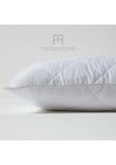 %100 Pamuk 4 Adet Kapitoneli Yastık Alezi Koruyucu Koruyucu Yastık Kılıfı 50 X 70 Cm Abanoz