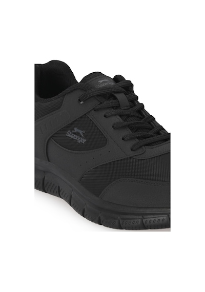 Slazenger Genfıt Erkek Siyah / Siyah Koşu & Yürüyüş Spor Ayakkabısı