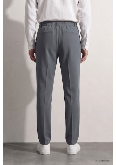 Twn Relaxed Fit Pilesiz Donuk Yeşil Çizgili Jogger Pantolon 7ec03ım07347m Dnk