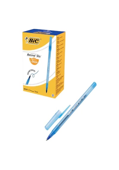 Bic Bıc: Round Stick 60 Lı Mavi Tükenmez /