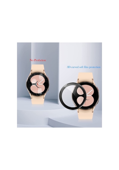 Samsung Galaxy Uyumlu Watch 4 40mm Ekran Koruyucu Nano Esnek Cam Ppm