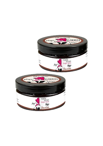 Nipple Nibblers Tingle Chocolate 2 Adet Memeucu Uyarıcılı Balsam Çikolata Aromalı 50ml - Çikolatali Göğüskremi