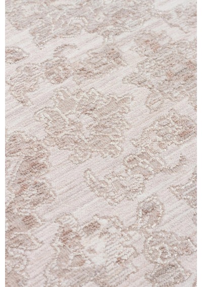 Eko Halı Mahal Mood 03 Cream Beige Polyester Akrilik Klasik Desenli Premium Salon Halısı Bej