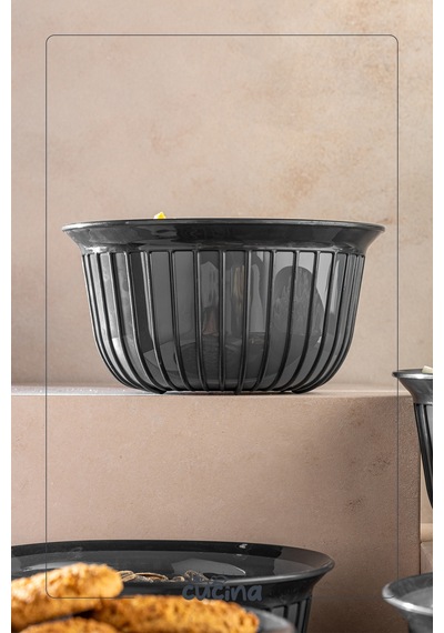 Linea 3lü Pratik Çerezlik Antrasit 500 Ml Antrasit