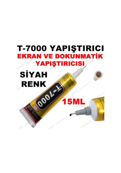 15Ml T7000 Cep Telefon Lcd Ekran Kapak Plastik Yapıştırıcı Siyah (368840106)