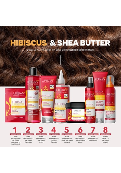 Urban Care Twisted Curls Hibiscus & Shea Butter Kıvırcık Ve Dalga Diğer