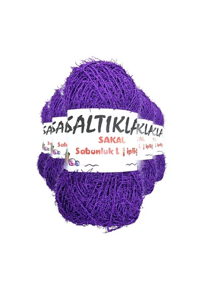 5 Adet Sakal Sabunluk Lif İpliği 30 Mor