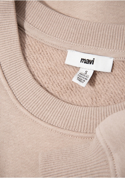 Mavi - Mavi Logo Baskılı Bej Sweatshirt 1s10490-70344