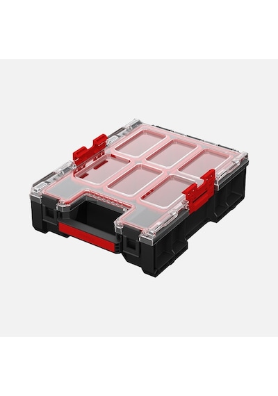 Qbrick System One Organizer M Plus 2.0 4 L Organizer, 5 Kovalı, Siyah