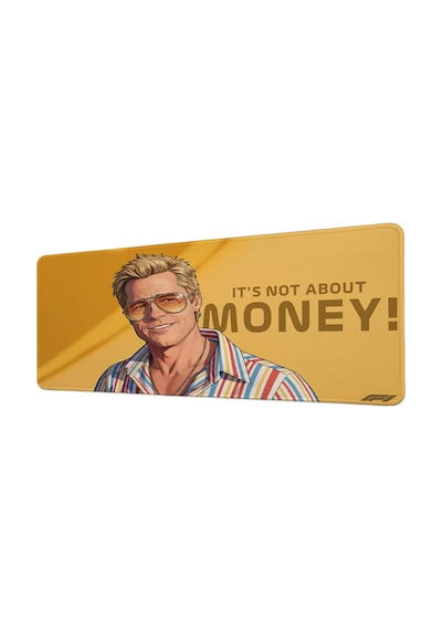 Brad Pitt Money Pop Art 40x90 Cm Oyuncu Mousepad Kaymaz Taban Büyük Boy Mousepad