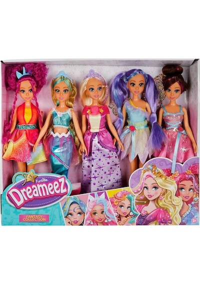 81031 Sun-fnv-mnk-bbk Set Dreameez Fantasy Bebekler 5li