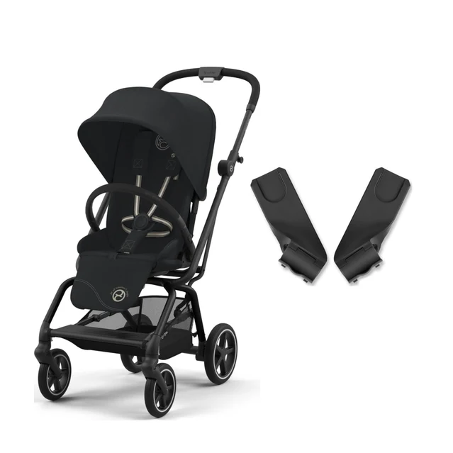 Cybex Eezy S Twist+2 360 Magic Black + Ana Kucağı Adaptörü