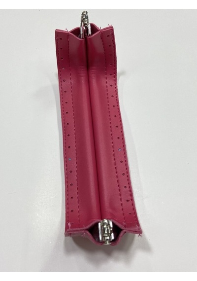 Karantuhafiye Çanta Bursu / Derili Burs 20 Cm / Fuşya Fuşya