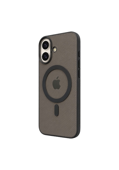 Apple Uyumlu iPhone 17 Magsafe Mat Karbon Desenli Telefon Kılıfı