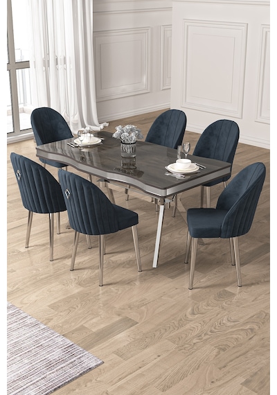 Canisa Pem Serisi 90x160 Lak Panel Antrasit İroni Krom Ayak Masa Takımı 6 Antrasit Sandalye Antrasit İroni Masa Antrasit Sandalye Ayaklar Krom Canisa Pem Serisi 90x160 Lak Panel Antrasit İroni Krom Ayak Masa Takımı 6 Antrasit Sandalye Antrasit İroni Masa Antrasit Sandalye Ayaklar Krom