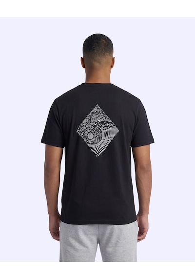 Kappa Logo Dylan Erkek Siyah Regular Tişört