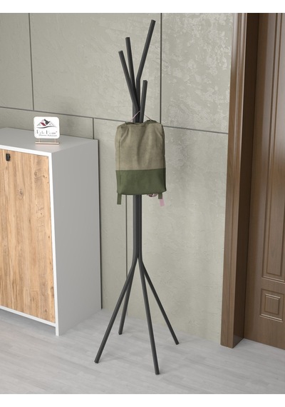 Retodesign Metal Papatya Askı Siyah 2076s