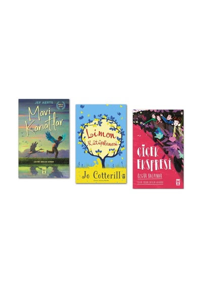 Timaş İlk Gençlik Mavi Kanatlar - Limon Kütüphanesi - Çiçek Ekspresi Set - 3 Kitap Jef Aerts