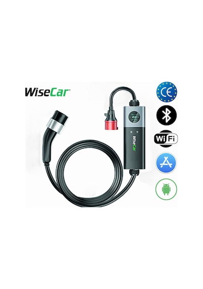 Wisecar Wtps3 22 Kw Taşınabilir Elektrikli Araç Şarj Cihazı Mobil