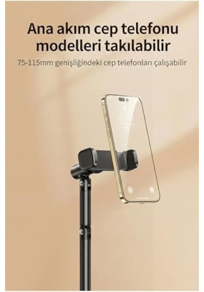 Ayrex Coverzone Jopree X66f / Ayarlanabilir Telefon Standı 360 Döner, Canlı Yayın/çekim İçin Ergonomik Masaüst