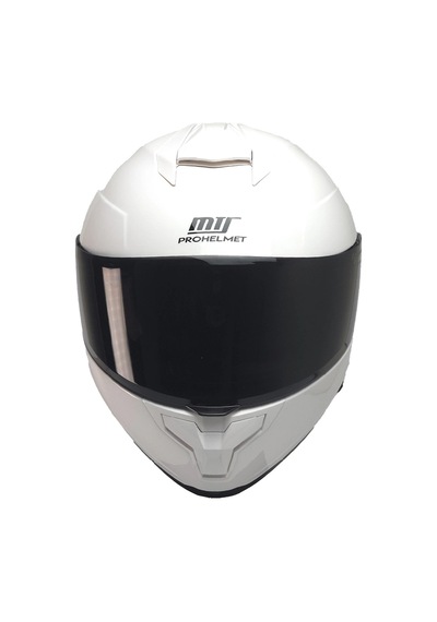 Mts X340 Beyaz Fullface Siyah Camlı Kask Beyaz