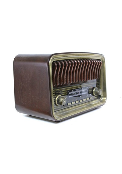 Crown Well Radyo Ahşap Pikap