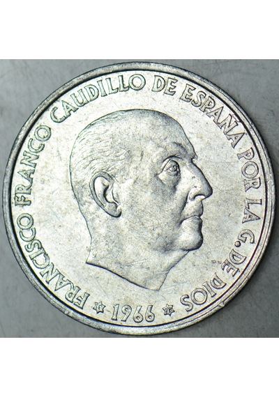 İspanya 50 Centımos 1966 73 Franco Dönemi.