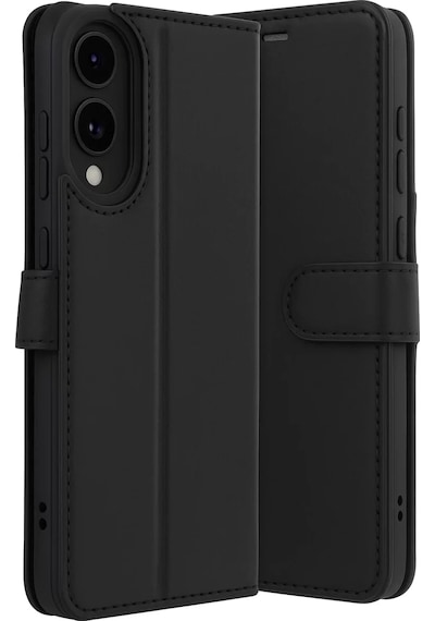 Newface Samsung Uyumlu Galaxy S25 Edge Trend S Plus Kapaklı Kılıf - Siyah Resimdeki