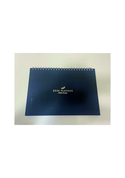 Dilman Defter Planner Desk 22x32 Spiralli Sert Kap Siyah