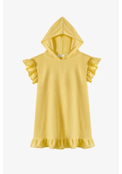 Penti Sarı Kız Çocuk Yellow Frill Towel Kaftan