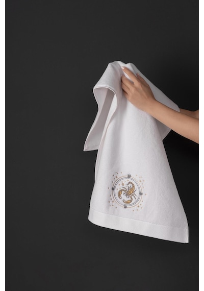 Varol %100 Microcotton Üst Kalite Havlu Seti Burç Nakışlı Akrep-standart Akrep Diğer