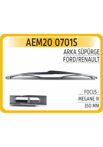 Aem Arka Süpürge 350 Mm Focus - Megane Iıı Aem20 0701s