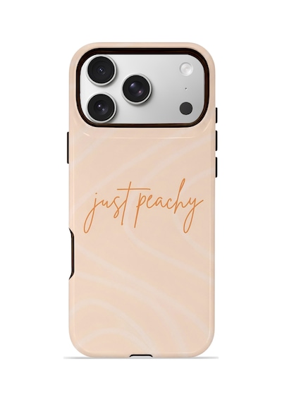 Apple iPhone Uyumlu 17 Pro Max Vorian Çift Katmanlı Magsafe Kılıf Just Peachy