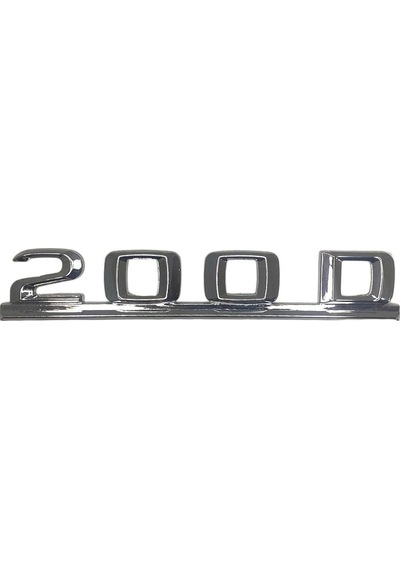 Mercedes W124 İçin 200 D Bagaj Yazısı Oem:a1248171215