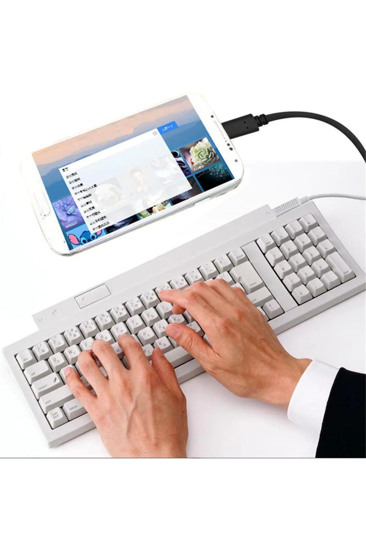 Yüksek Kalite Usb C Usb Adaptörü Tip C Otg Uzatma Kablo Usb C Erkek Usb 2.0 A Kadın Kablo Adaptörü