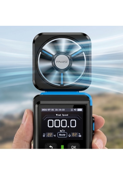 Fnırsı Fam-02 3'ü 1 Arada Dijital Anemometre Rüzgar Hızı, Sıcaklık, Nem